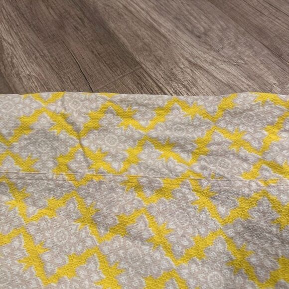 Diane Von Furstenberg Women's Luxe Lace Up Henna Diamonds Dress Yellow Size 6 - Picture 3 of 16